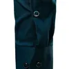 Camicia elegante da uomo Camicie abbottonate Casual Slim Fit Camicia da lavoro in fibra di bambù elastica da ufficio Camicia da lavoro senza pieghe Chemise verde 210522