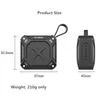 Wking S6 Portable Bluetooth Speaker مقاومة للماء مربع راديو الموسيقى اللاسلكي المضاد للدراجة في الهواء الطلق ركوب الدراجة TF Card Card Stabeaker2529031