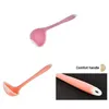 Spoons Translucent Silicone Spoon Nonstick Anti High-Temperature Soup Scoup Cooking Tools Kitchen Supplies Drop