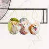 Mode Lege Keramische Sublimatie Sieraden Creatieve Afdrukken DIY Hangers Kerst Ornament Warmteoverdracht Decoratie Liefhebbers Bruiloft Verjaardag Love Star Gifts