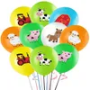 Party Decoration Supplies Farm Animals Pig Cow Sheep Theme Birthday Disposable Table Cloth Cover