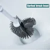 TPR Toilet Brush Rubber Head Holder Cleaning for Wall Hanging Household Floor Bathroom Accessories 210423