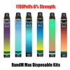 Original RANDM MAX E-sigarette e-sigarette E-sigarette del pod Kit 1700 Blows 1100mAh Batteria 6ML Pods pre-riempiti cartucce RM Stick Penna Vape VS XXL Plus Air Bar 100% A11
