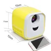 L1 Mini LED-projector 480x320 Ondersteuning 1080p USB Kids Story Projectors Media Player Compatibel met TV-stick, Laptop Draagbare Beamer