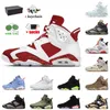 Newest 2022 Red Oreo Designer Jumpman 6 Basketball Shoes Bordeaux Cactus Jack Mens Women High OG Retro Sneakers Size US 13 Black Infrared Tiffany Blue 6s Sports