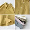 Men039s Casual shirts Men039s Koreaanse mode heren oversize button-down katoen met lange mouwen zwart wit geel roze shirt 4XL 2705752