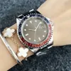 Reloj de la marca Fashion Women Men Style Metal Steel Band Wrist Watches x44267K