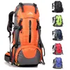 Sac à dos de trekking en plein air 50L, sac à dos de camping de randonnée imperméable, sac à dos pour hommes pour équipement de camping d'alpinisme Y0721