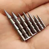 50pcs / sac Reaction Tackle Nail Weights 0 3g - 3 1g Tungsten Insert Plombs Wacky Soft Worm Accessoires de pêche en différentes tailles240w