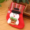 16 x 12cm Christmas Stockings Xmas Tree Decorations Indoor Decor Ornaments Santa Elk Snowman Bear CO522