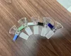 Accessoires de bol de narguilé chicha en verre coloré faits à la main x1
