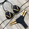 Women's Swimwear Sexy Women Bikinis Set 2022 Mujer Push Up With Padded Top Bikini Swimsuits Bandage Bathing Suits