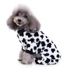 Dog Apparel Pet Snowman Black White Cow Point And Camouflage Pajamas Jumpsuits Rompers Soft Puppy Christmas Clothes Costumes