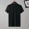 Nuovo stile da uomo ricamo estate marchio di lusso polo menswear designer polo in puro cotone t shirt moda tinta unita britannica risvolto traspirante manica corta lato M-3xl DD