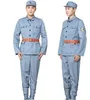 1930-tal-1840-talet Kina traditionella militära kostymer kappa + byxor + hatt pla officer soldater kläder ba lu armé outfit scen militär dräkt