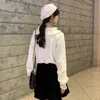 Automne femmes ins Harajuku vintage dentelle ample sweat à manches longues personnalité de la mode coréenne décontracté femme 210608