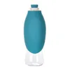 580 ml Portable Pet Dog Water Bottle Silicone Travel Bowl för hundar Valp Dricka Utomhus Vatten Dispenser Matare Pet Produkter 210320
