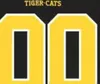 Maglia da calcio personalizzata Hamilton Tiger Cats da uomo e da donna per ragazzi, nera, 100% Ed Ricamo, S, qualsiasi nome, qualsiasi numero