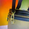 Cannes Crossbody Torby luksusowy klasyczny projektant makijażu kosmetyczny torba na ramię Kobiety krzyżowe obudowy torebki torebki mody Brown Old246m