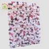 Flores decorativas grinaldas 3d painéis de parede de flores artificiais e cinza rosa rosa rosa vermelha rosa falsa gy808