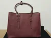 Realfine väskor 3A 1BG820 35,5 cm Saffiano läderväskor Dubbla handtag Handväskor Handväska för kvinnor med dammpåse