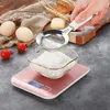 Digital Kitchen Food Weighing Scales 5/10kg Multi-Function Stainless Steel LCD Display Measuring Tools G/Kg/Lb/Oz/Ml Precision Cooking Baking Jewelry Scales 0572