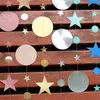زينة عيد الميلاد للمنزل 4M Twinkle Star Paper Garlands قلادة السنة الجديدة 2022 ديكور نويل نافيداد الحلي 5373 Q2