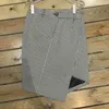 Casual Plaid Bodycon Spódnica Dla Kobiet Wysoka Talia Nieregularna Hem Slim Mini Spódnice Kobiet Lato Mody Odzież 210521