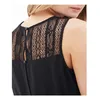 Women's Black Jumpsuit Autumn New Lace Stitching Patchwork Sexy Slim Streetwear Sleeveless Lace-up Full Length Jumpsuits 210422