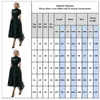 Hohe Qualität Elegantes schwarzes Kleid Frauen Vintage Damen Fit Flare Prom Party Nacht Formales Kleid Retro Kleider Winter D30 210323