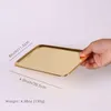 Hohe Qualität Gold Stahl Material Platte Tragbare Kräuter Display Tablett Tabak Rollen Zigarette Rauchen Lagerung Handroller Maschine Werkzeug