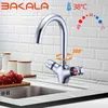 Bakala Termostatiska Köksfarm Blandare Kranar Tvättbassäng Haucets Badrummet Basin Sink Mixer Vattenkran Torneira Grifteria 211108