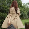 Women's Trench Coats Spring Coat For Women Streetwear Turn-down Collar Double Breasted Female Autumn Korean Plus Size 3XL Outerwear