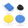 Verzorgingsproducten 13x Zachte Microfiber Auto Polijsten Waxing Spons Detaillering met handvat Applicator Pad Auto Supplies