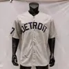 Willie Horton 1969 Jersey Denny McLain 1968 Button Down Down Way Way All Stitched Size S-3xl Gray