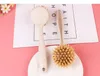 Long Handle Pot Brush Kitchen Pan Dish Bowl Washing Cleaning Tools Portable Wheat Straw Household Clean Brushes RRD11590