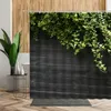 Douche gordijnen zomer groene wijnje landschap oude muur houten deur rieten stoel 3d printing home decor stof stof badkamer badgordijn