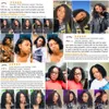 Malaysiska Jerry Curly Short Bob Lace Front Hume Hair Wig Pre Plucked For Black Women Glueless 13x4 Deep Wave Frontal Wig Remy9597297