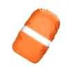 Bolsas para exteriores, mochila, cubierta para la lluvia, fundas impermeables para bolsas con rayas reflectantes para senderismo, Camping, escalada, ciclismo, tamaño (naranja)
