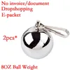 NXY Adult Toys 8OZ CHROME BALL WEIGHTS BDSM for CBT Sex Games Ball Stretcher Add Weight 1201