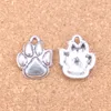 60 pcs Antique Prata Bronze Banhado Urso Paw Charms Pingente DIY Colar Pulseira Achados de Bangle 20 * 16mm