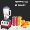 Electric Juicer Blender Mixer 4500W 2L Capacity Food Processor Meat Grinder Multifunction Fruit Ice Baby Food Milkshake Machine H1103