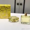 Vrouw parfum voor vrouwen spuiten 90 ml natuurlijke spray oogverblindende en prachtige gele fles bloemen noten goede geur edt duurzame smaak