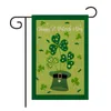 St Patricks Day Garden Flag DIY Small Vertical Green Parade Holiday Outside D￩cor for Yard Farmhouse 47 * 32cm