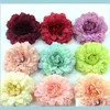 Flores decorativas grinaldas suprimentos festivos jardim50pcs crisântemo cabeça de flor de seda artificial para casa festa de casamento decorat8580572