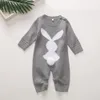 Ubrania dla niemowląt Sweter do włosów Cute Girl Bodysuit z dzianiny z długimi rękawami urodzony romper jesień ciepły chłopiec zestaw 210515