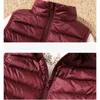 Causale Vrouwen Witte Duck Down Vest Ultra Licht Vest Jas Winter Gewichtloze Mouwloze Jas Winter Warm Plus Size Vaillat 211126