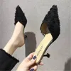 Femmes pantoufles été talons hauts Mules pantoufles dames mode chaussures femme sandales tongs pantoufles pour femmes