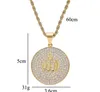 18K Goud Plaated DOOKIES Hanger Ketting Iced Out Cubic Zirkoon Heren Hip Hop Bling Sieraden Hele X44Ap298O