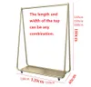 Clothing store bag rack display frame Commercial Furniture floor type iron cloth stand gold women's children's clothes show shelf